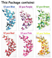 ElecMotive medium butterfly wall decal 9.5x8.5 cm creates playful wall art