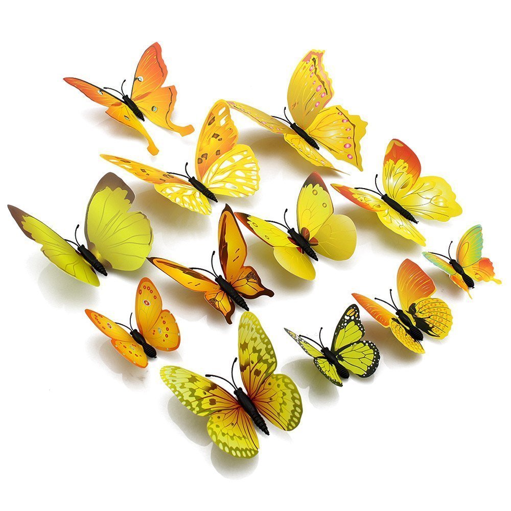 ElecMotive butterfly wall sticker ideas for living room styling