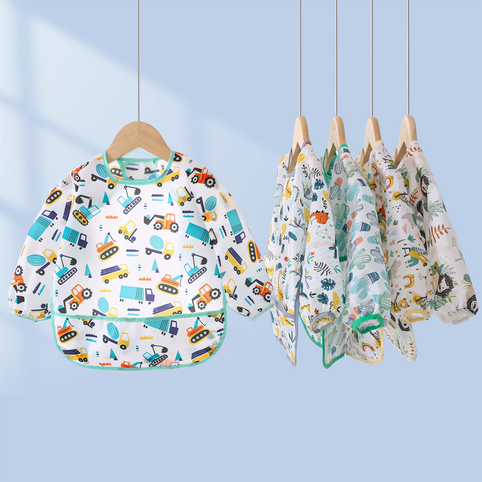 ElecMotive easy-clean reusable bib simplifies post-meal cleanup.