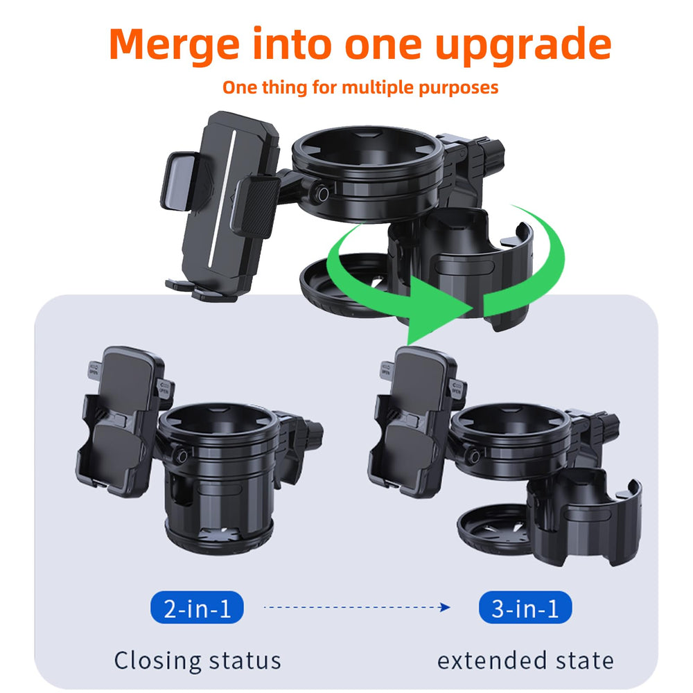Elecphbo phone + single cup mode keeps your phone accessible while pushing.