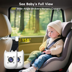 ELECROW 360-degree rotatable lens lets you adjust angles from any seat