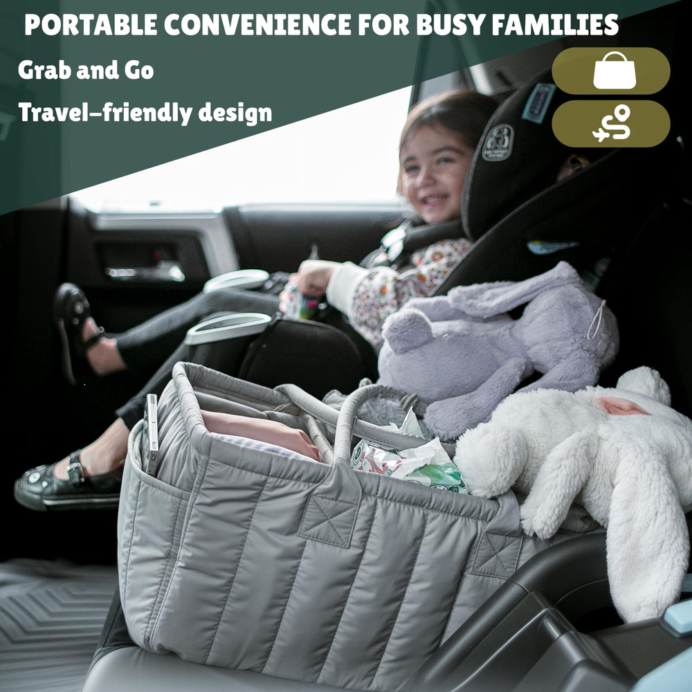 Eleghaunt large diaper caddy gift-ready packaging suitable for baby showers.