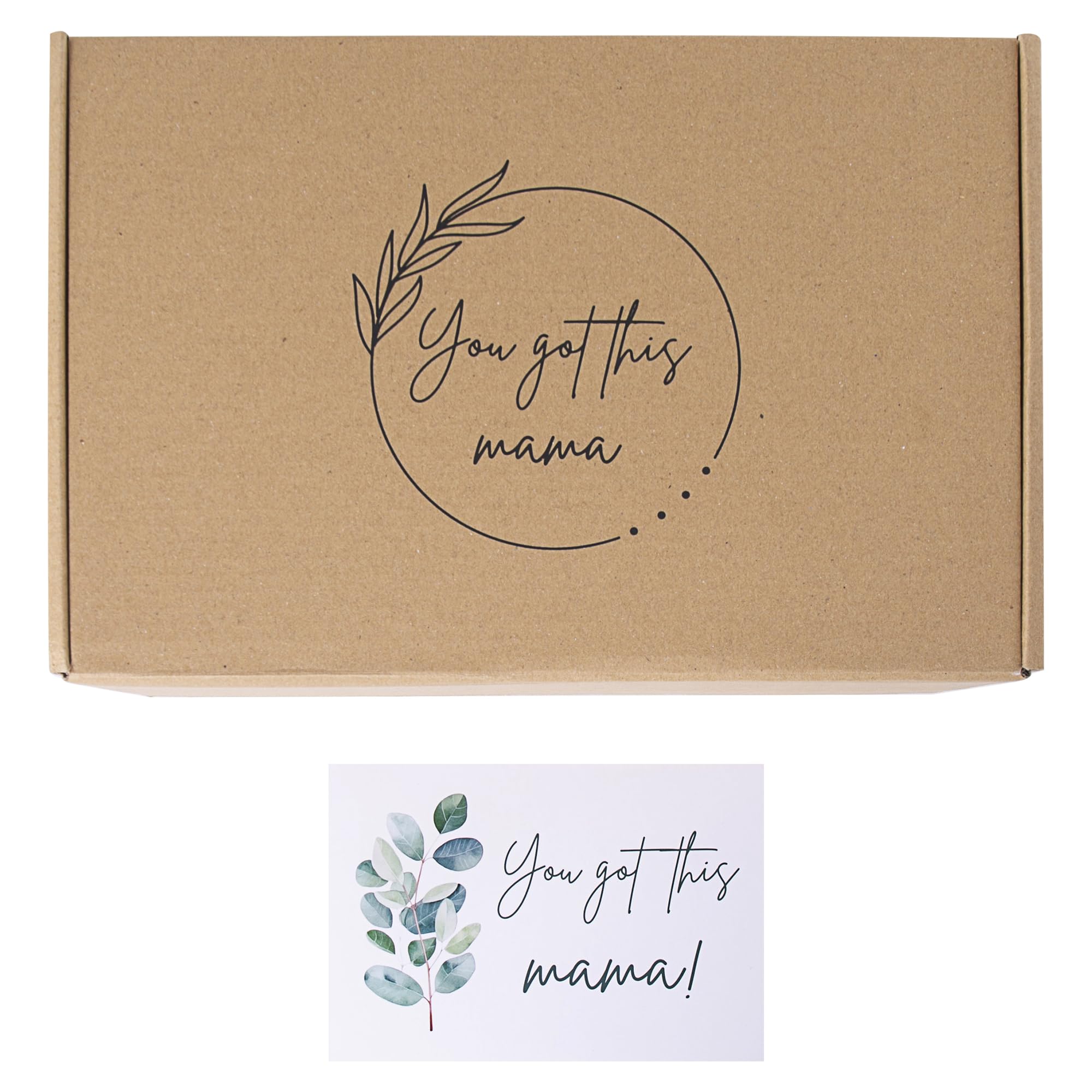 ELEMENU gift box with YOU GOT THIS, MAMA card presents thoughtful postnatal gifting