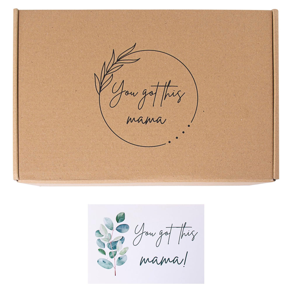 ELEMENU gift box with YOU GOT THIS, MAMA card presents thoughtful postnatal gifting