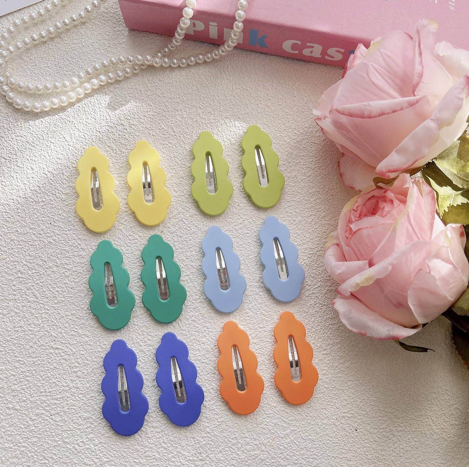 EleMirsa colorful clips for bangs for quick style updates