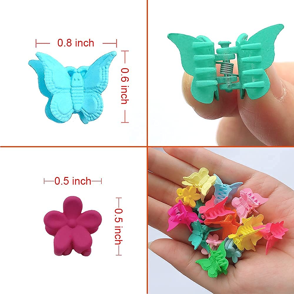 ELEMIRSA color-variety butterfly clips help mix-and-match outfits with cheerful hues