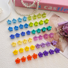 EleMirsa colorful baby hair clips travel-friendly case keeps clips organized.