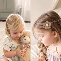 ELEMIRSA EleMirsa lace and cotton fabric clip adds delicate texture to outfits