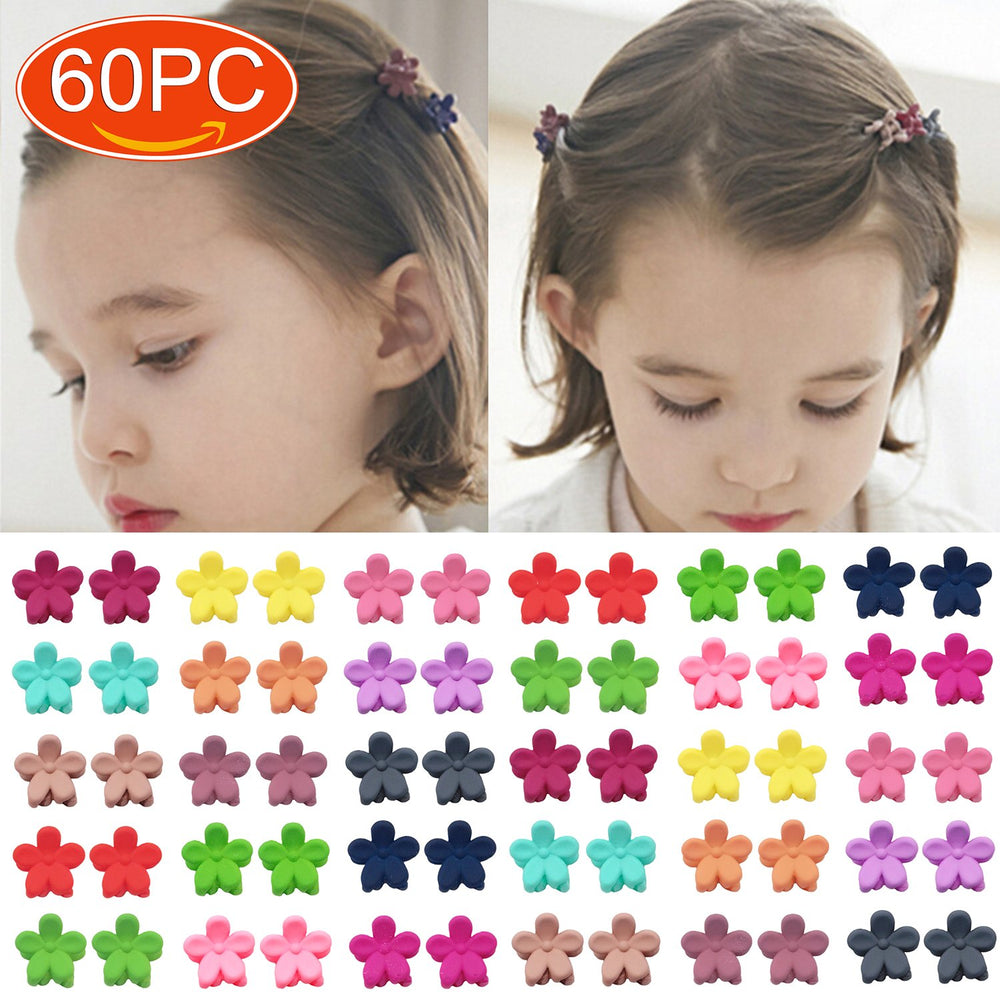 Elesa Miracle flower clips 60pc set in gift box, convenient storage