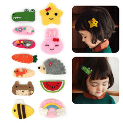 Elesa Miracle hair clip animal pattern 1 secures tidy toddler hair with quick snap