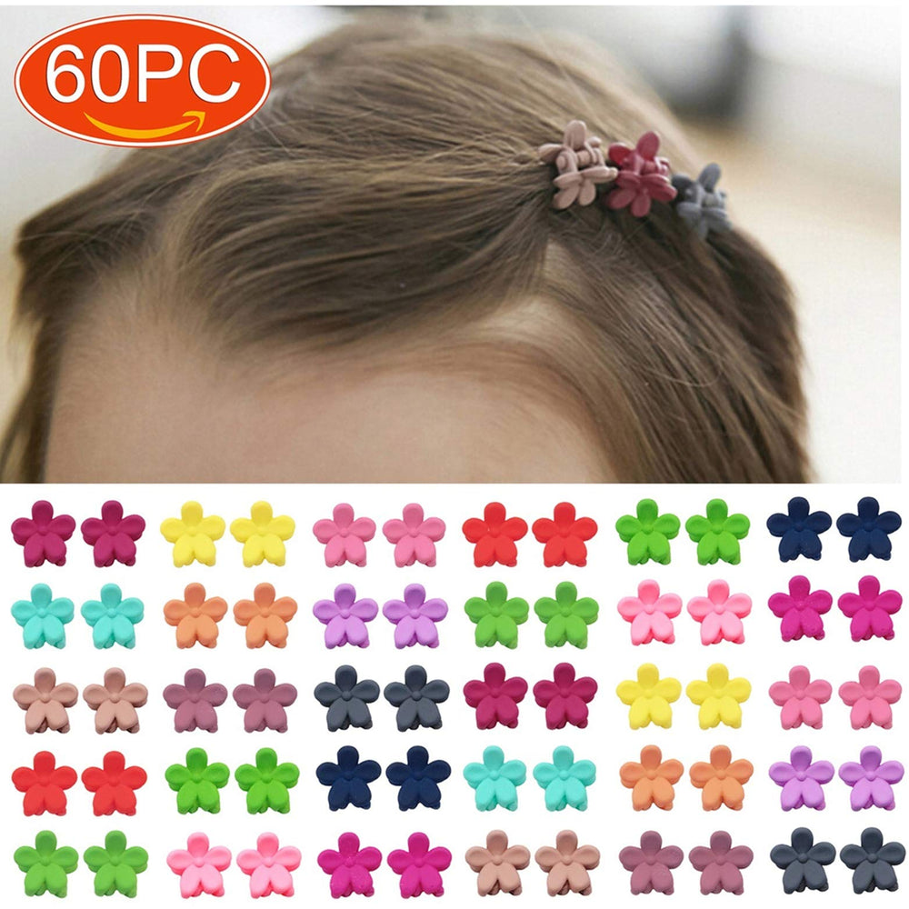 Elesa Miracle mini flower clips for bangs, secure hold during photos
