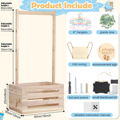 ELESTONE crate with extended handle shows adjustable height for versatile display.