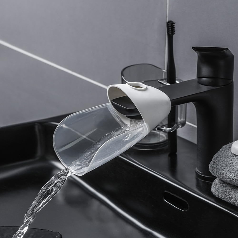 Elfzone faucet extender compatible with outdoor hoses for controlled water flow