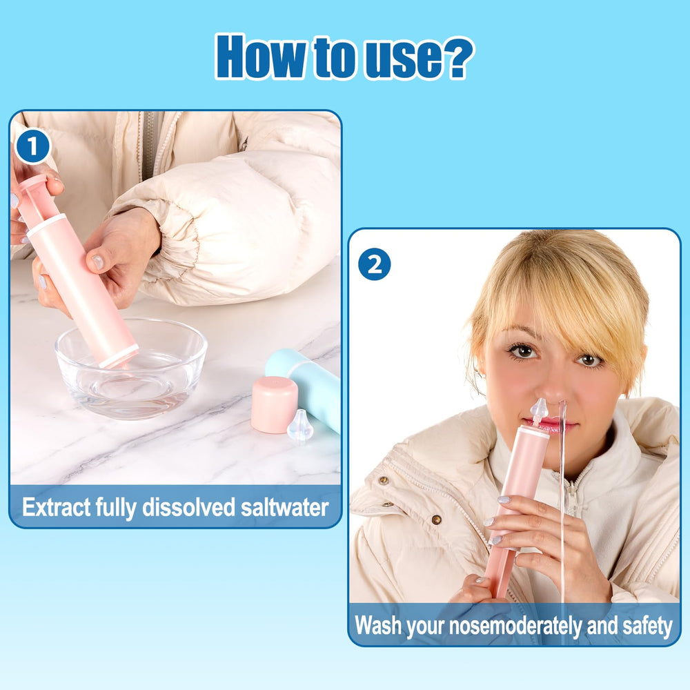 Elfzone nasal aspirator with even water output for controlled flow.