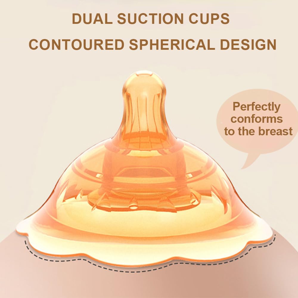 Elfzone nipple shields safe-material emphasizes food-grade hypoallergenic silicone.