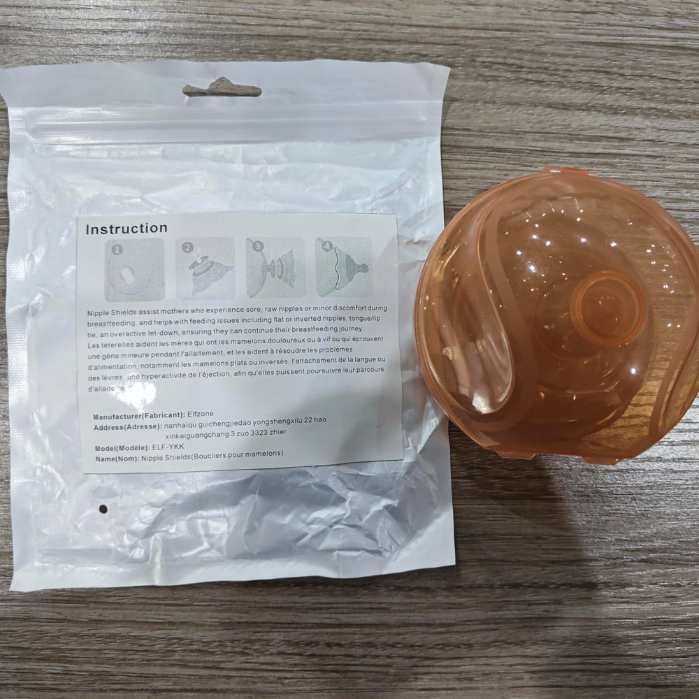 Elfzone nipple shields set for convenient everyday nursing