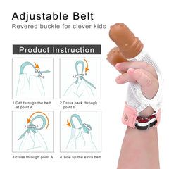 Elfzone breathable mesh finger guard close up showing airy, dry wear