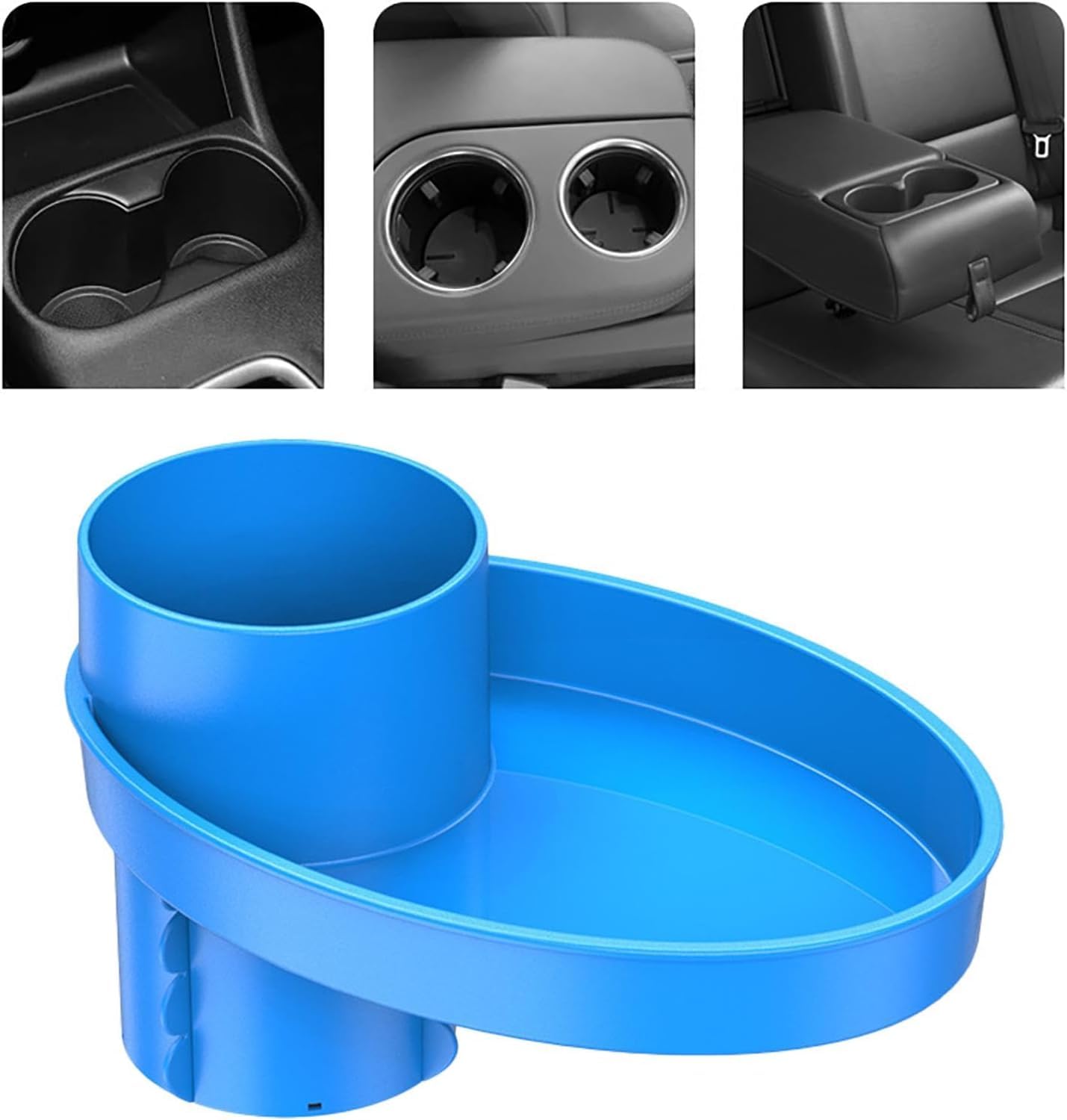 Elfzone tray high-chair blue ready for family meals on the go.