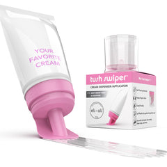 Eli and Ali Baby Tush Swiper pink front view for mess-free cream application.