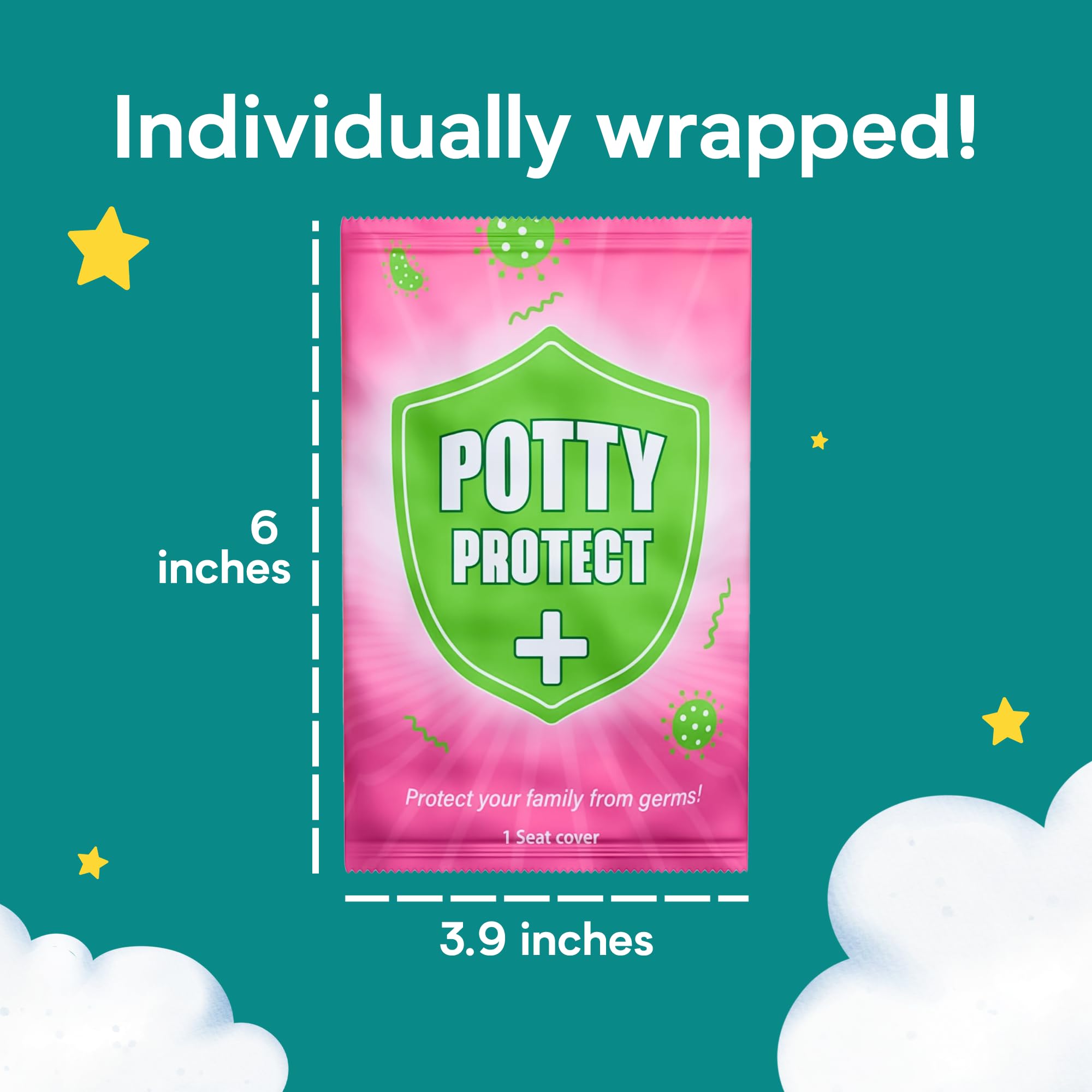 Jumbo pack of 20 sheets from Eli with Love keeps you prepared while traveling.