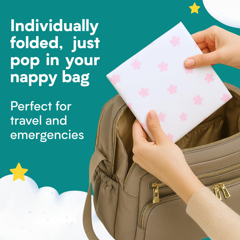 Eli with Love pad fits diaper bag for quick diaper changes