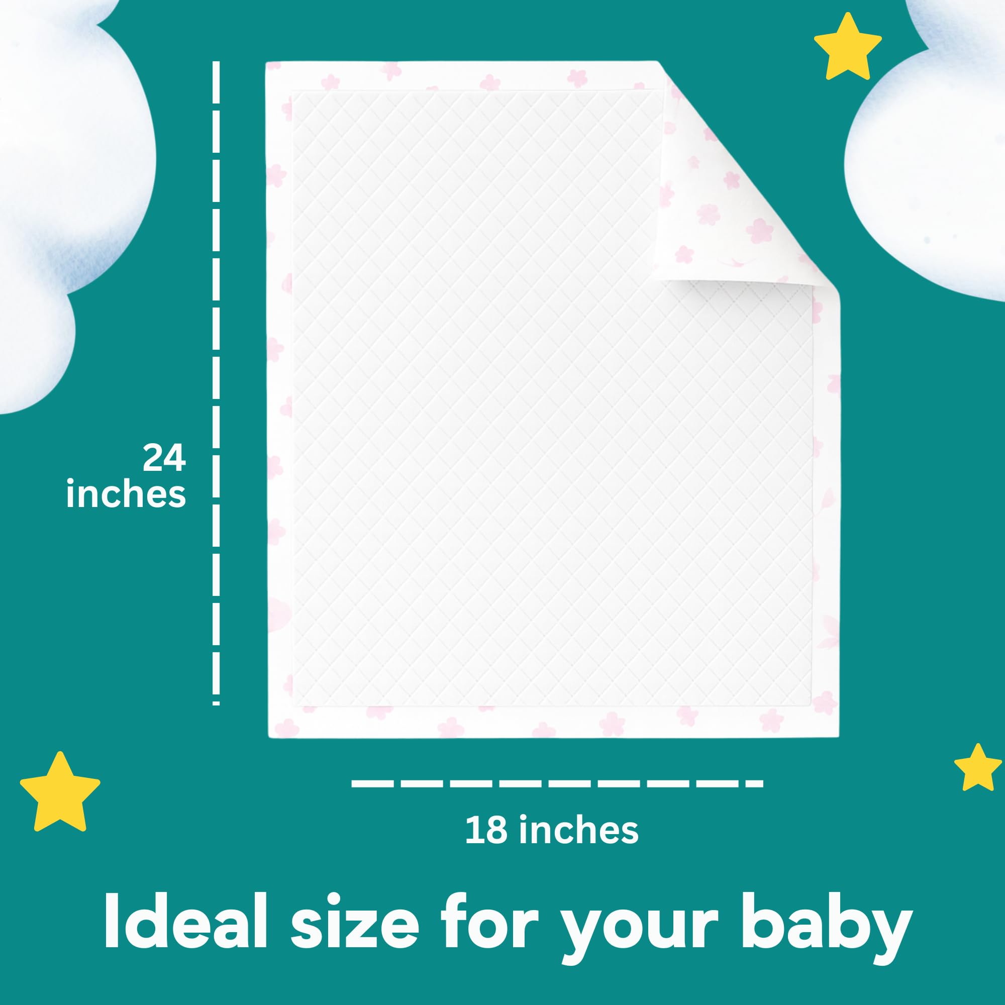 Eli with Love 24x18 inch pad for versatile on-the-go changes.