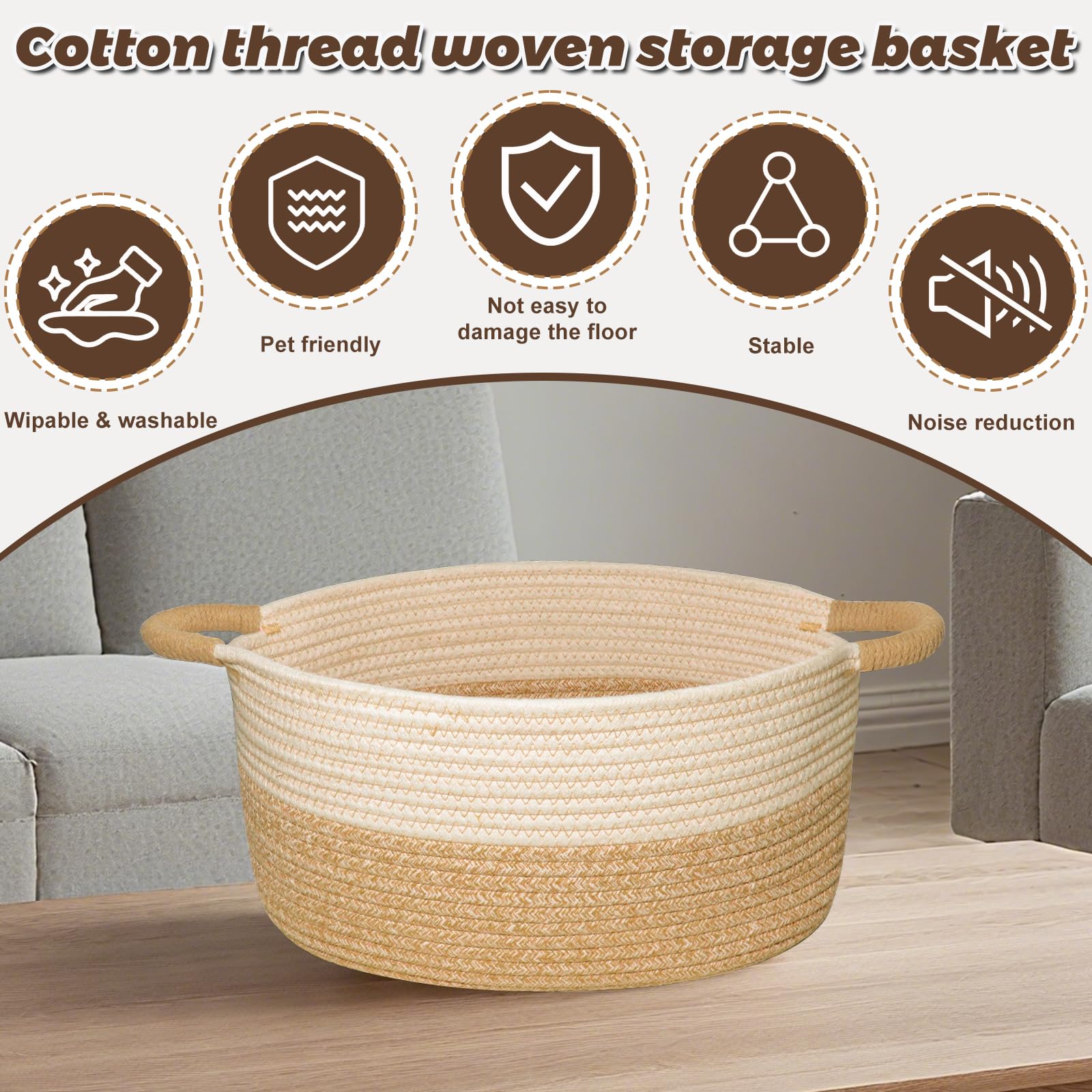 ELIDANTE basket stored under bed for tidy space saving.
