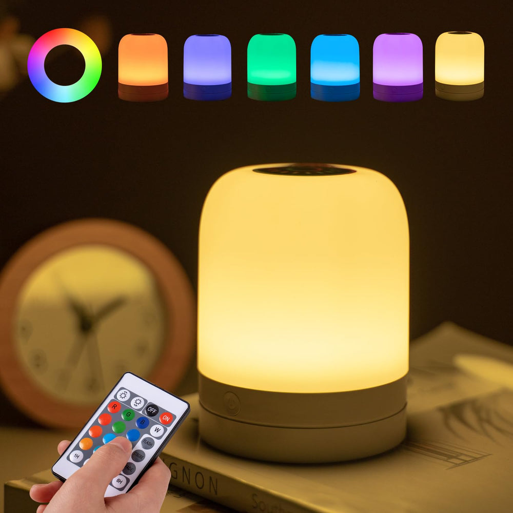ELITUN Nursery Night Light with 13 colors for calming bedtime ambience