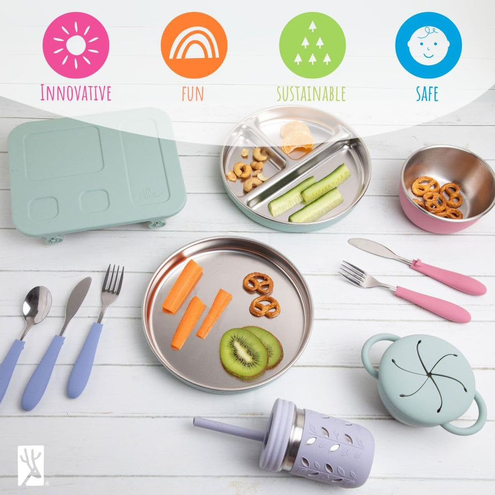 Elk and Friends wide-straw highlight supports smoothies and easy sipping for kids.