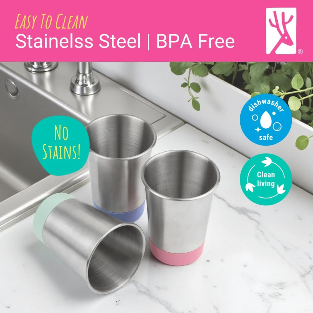 Elk and Friends dishwasher-safe-parts simplify cleanup after family meals.