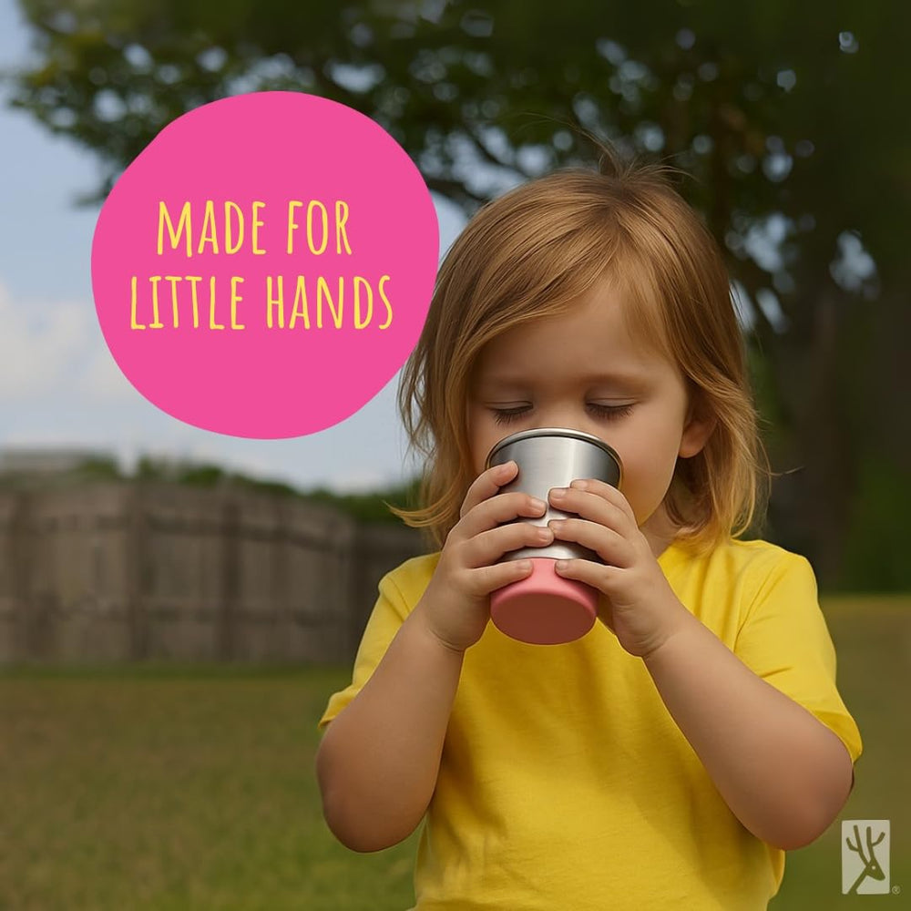 Elk and Friends four-pack-toddlers-cups keeps extras close at hand.