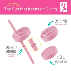 Elk and Friends glass cups use BPA-free materials and are dishwasher safe for busy families.