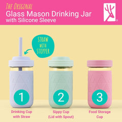 Elk and Friends silicone straw with stopper helps prevent lost straws during drinks.