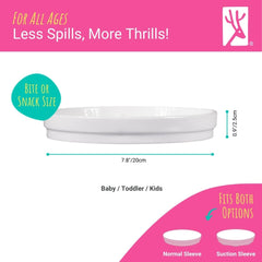 Elk and Friends microwave-safe and dishwasher-safe plate for quick reheats and easy cleanup.