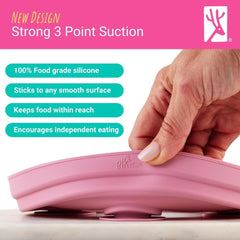 Elk and Friends silicone sleeve attached to plate for non-slip grip