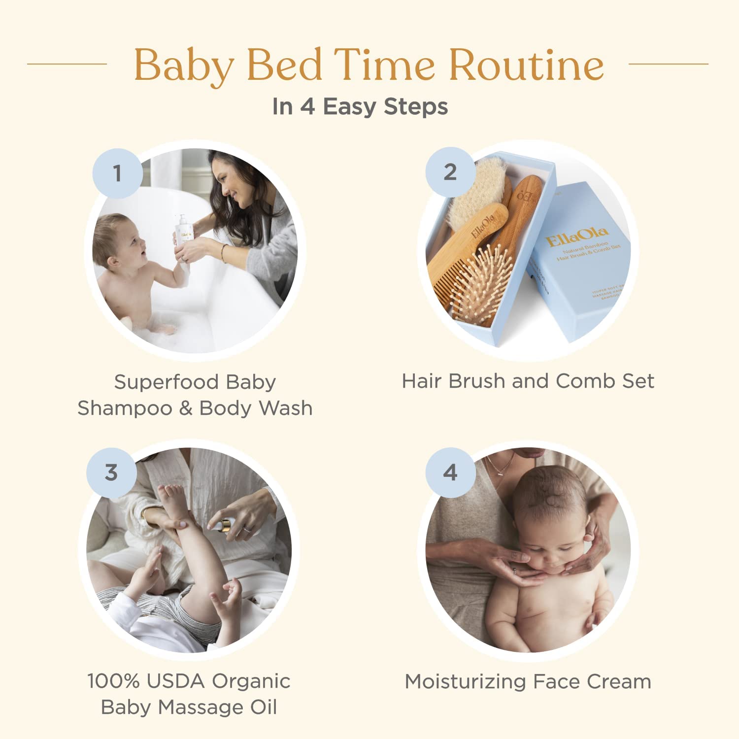 ELLAOLA baby skin after use looks smoother and calmer