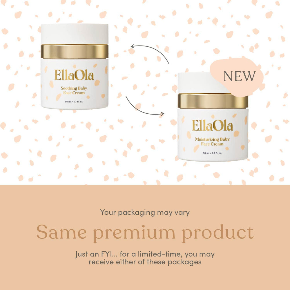 ELLAOLA pediatrician and dermatologist tested icon conveys trusted formulation