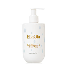 ELLAOLA tear-free shampoo lather demonstrates soft cleansing without irritation for delicate hair