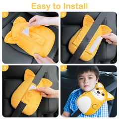EllaSeek soft-material kid pillow uses skin-friendly fabric for gentle touch