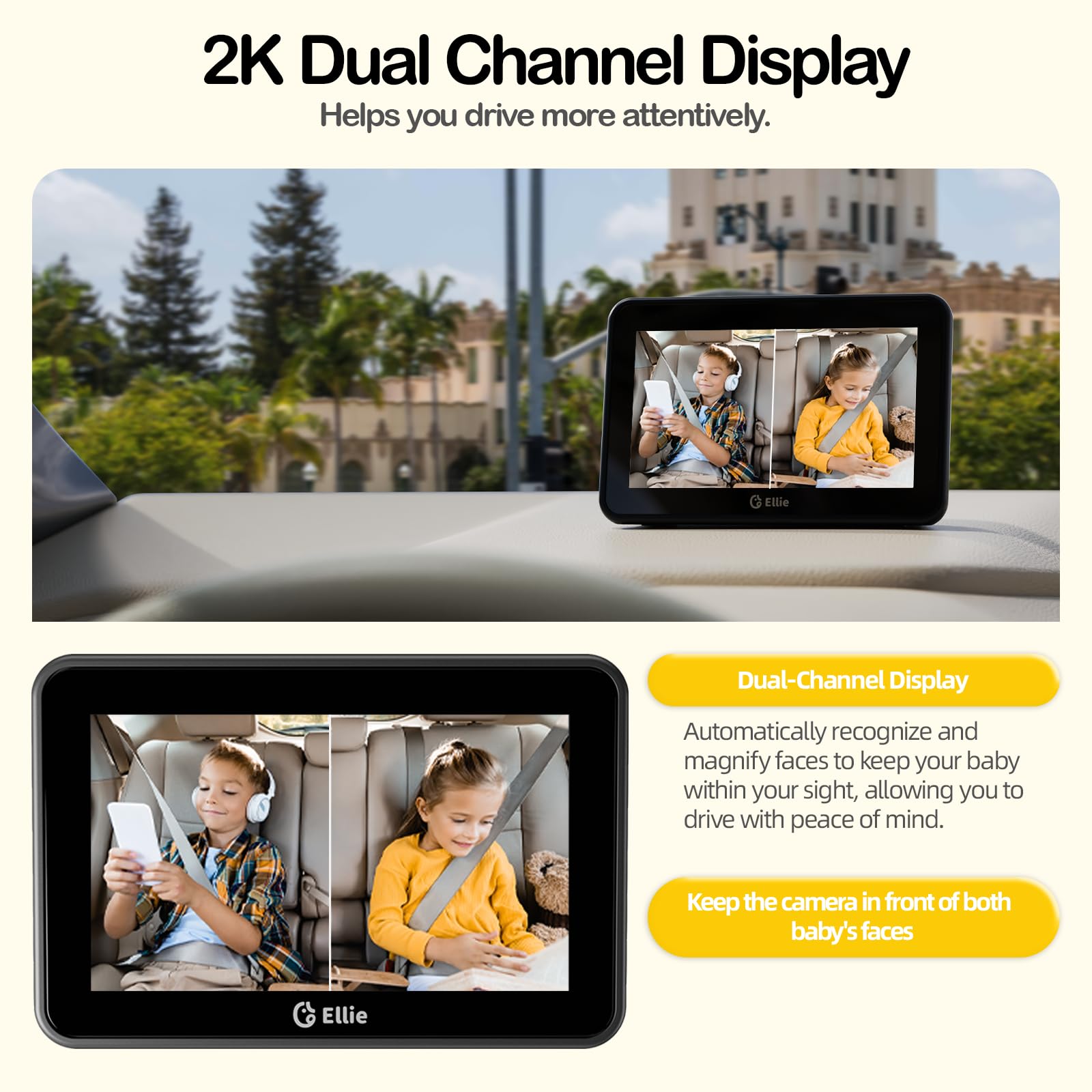 Ellie Baby Car Monitor support service guarantees responsive warranty and quick assistance.