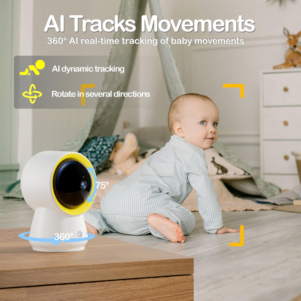 Ellie Baby Pro 32GB SD card included for continuous recording.