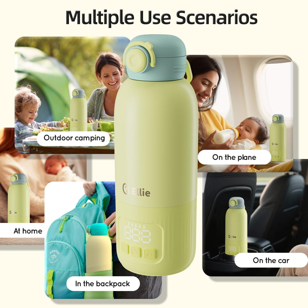 Ellie Baby Pro safety lock helps prevent spills during travel