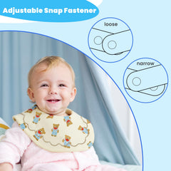 EllieHouse muslin-6-layer bibs showcase premium absorbency and breathability for daily comfort.
