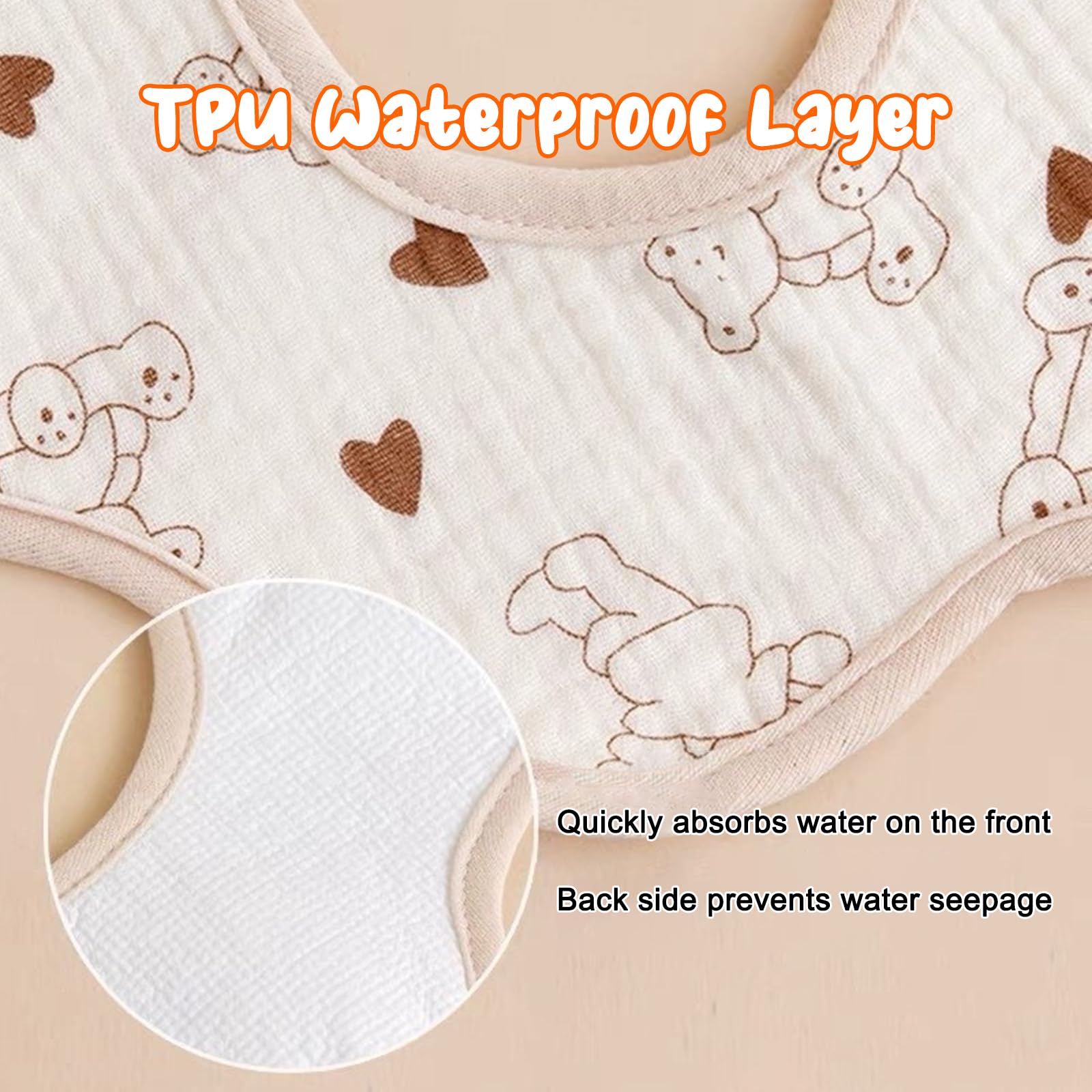 EllieHouse bibs teething-mess management for quick cleanup during meals