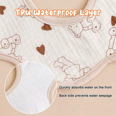 EllieHouse bibs teething-mess management for quick cleanup during meals