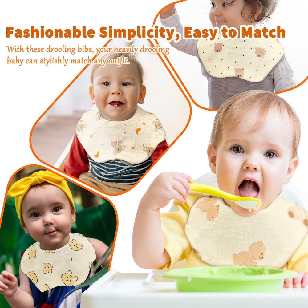 EllieHouse bibs quick-drying fabric keeps reusing ready between meals.
