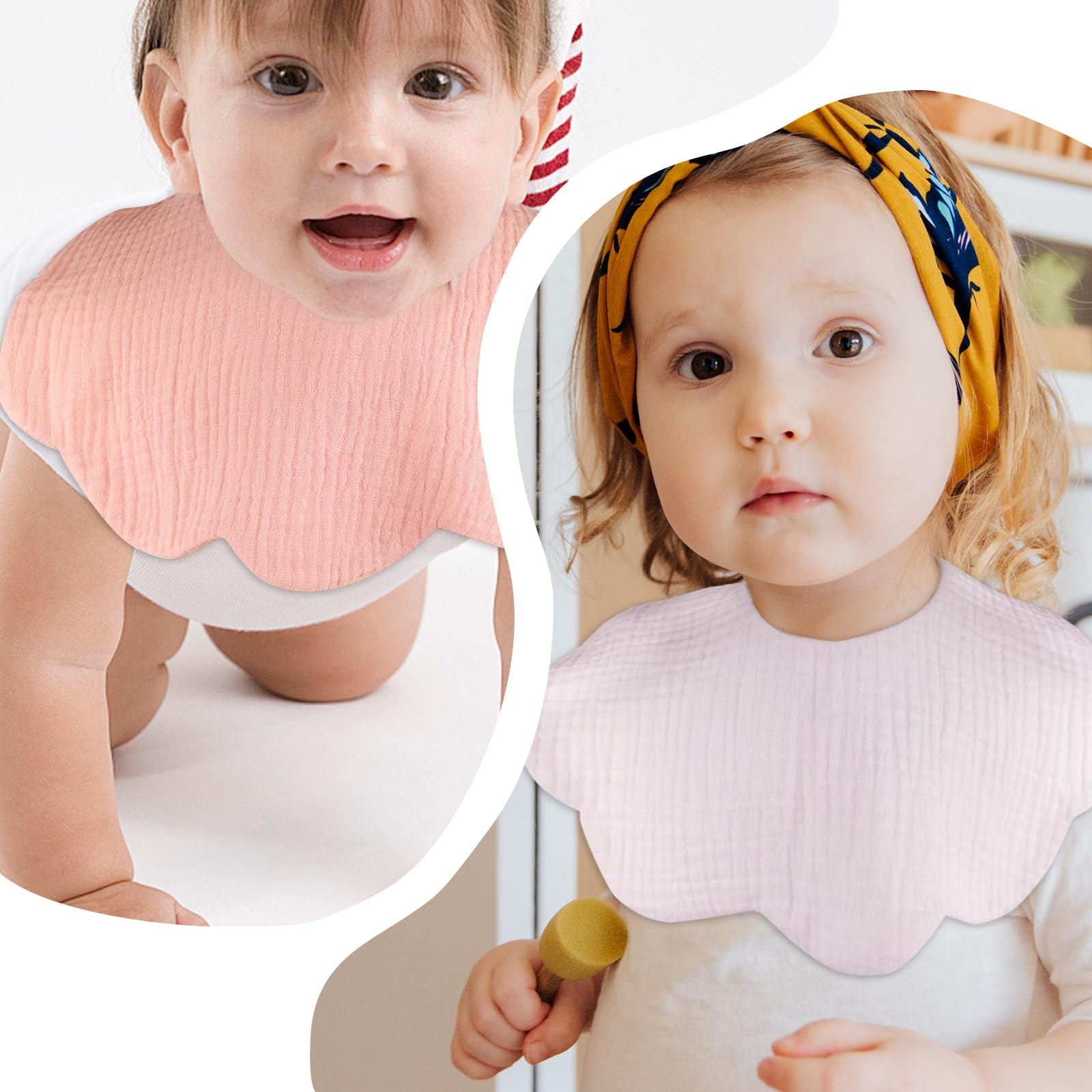 EllieHouse eight-pack gift-ready bib set for busy parents.