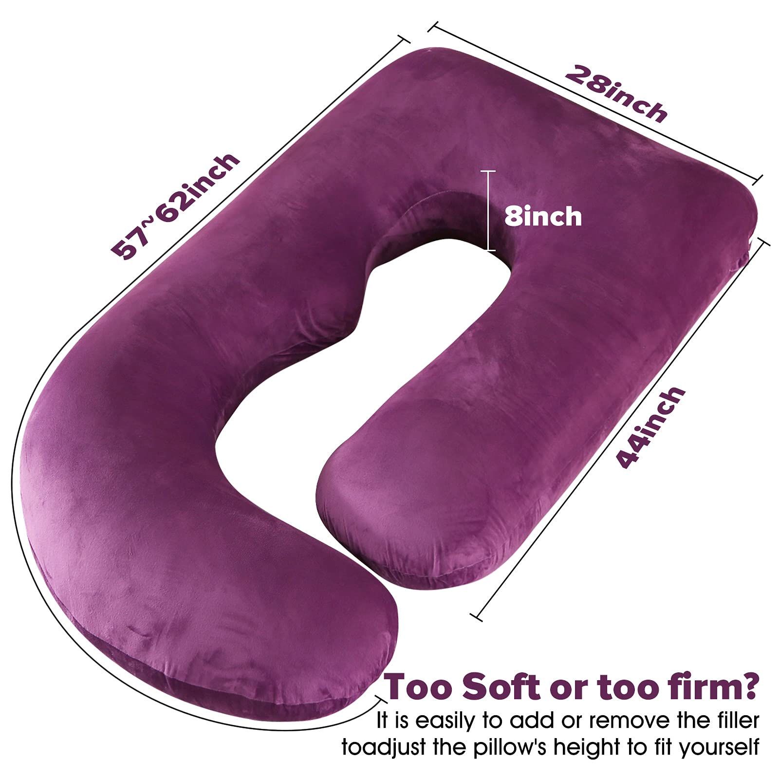Elover pillow double-stitched seam demonstrates durability for daily use.