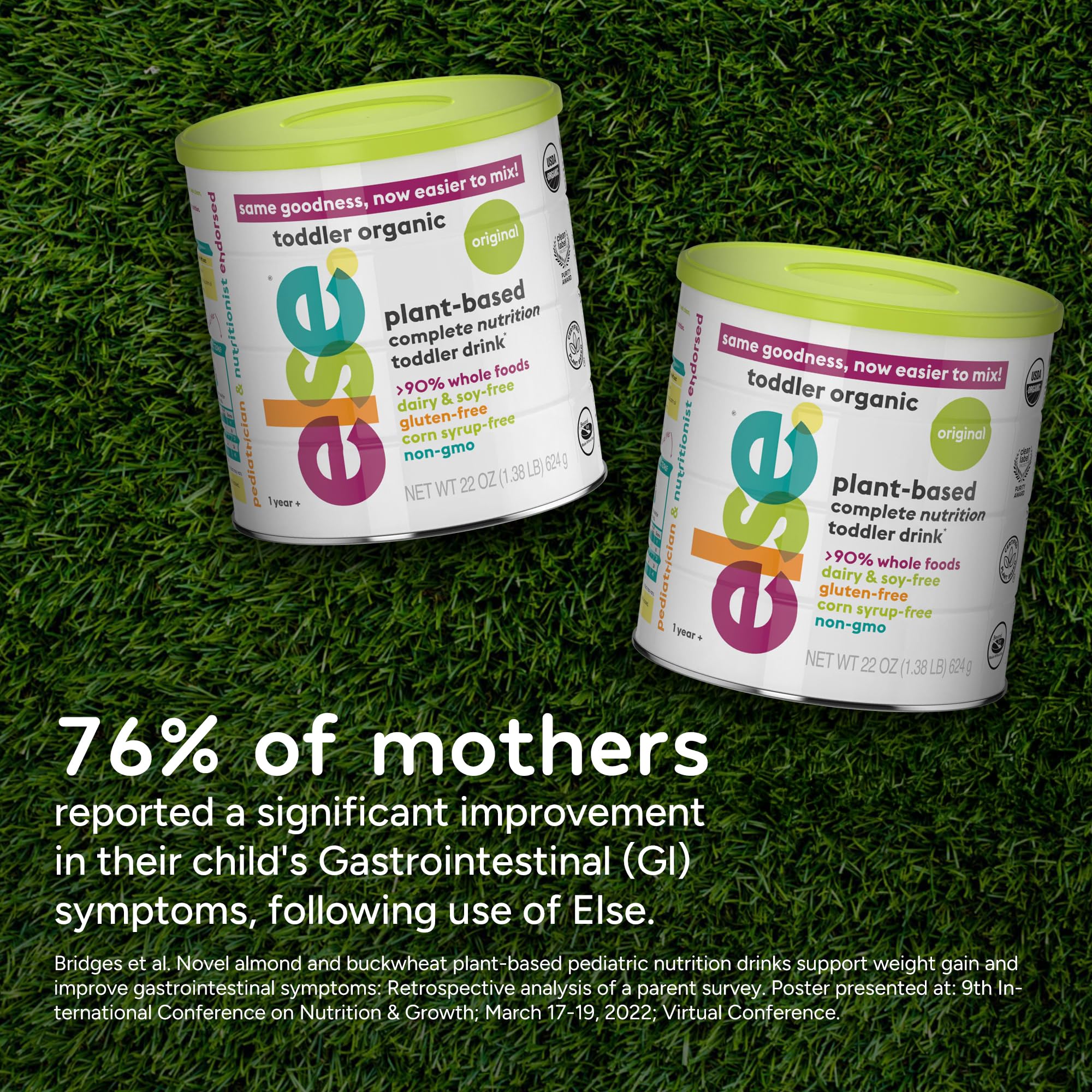 ELSE NUTRITION USDA Organic label signals purity and trusted sourcing.