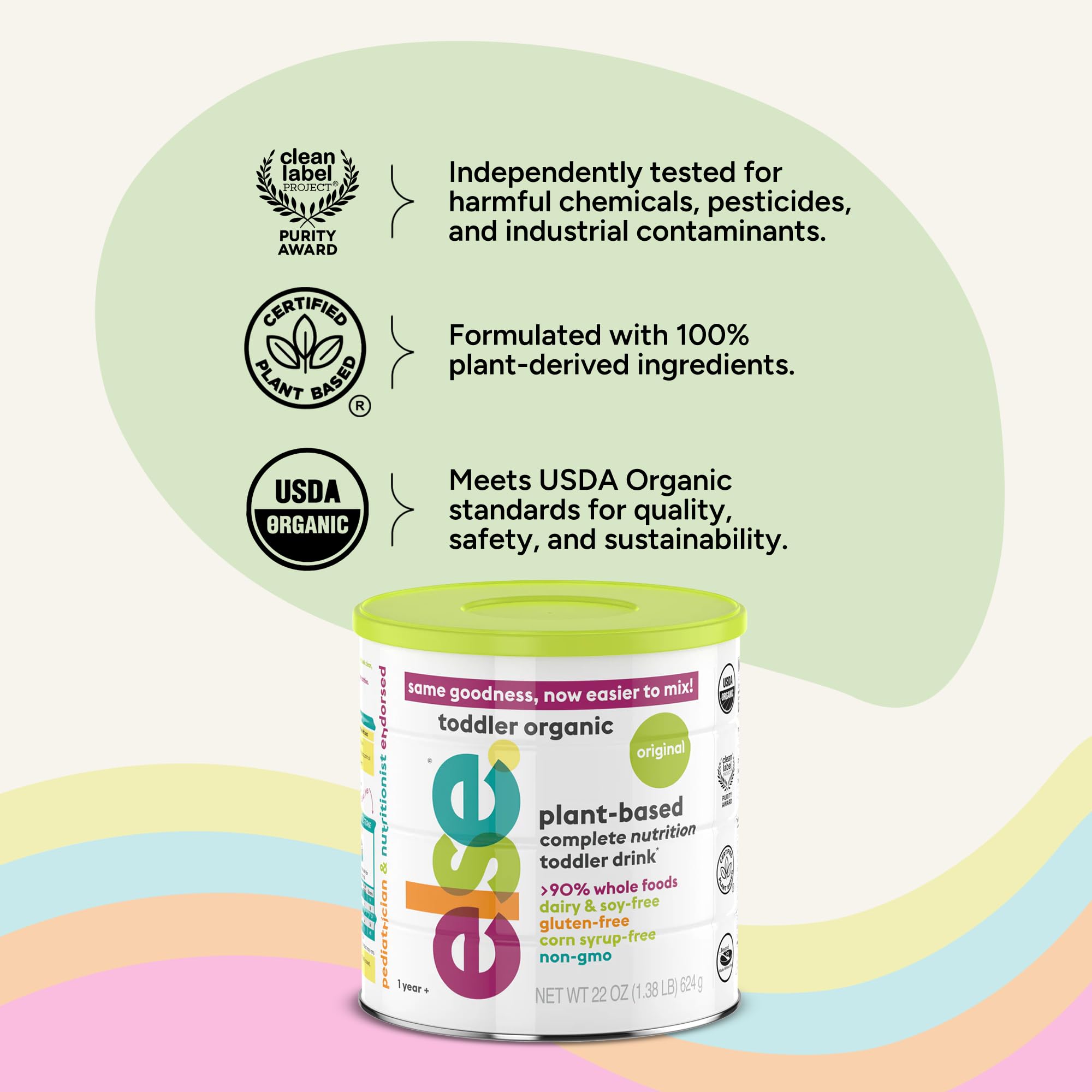 ELSE NUTRITION vitamins and minerals list highlights 20+ nutrients.